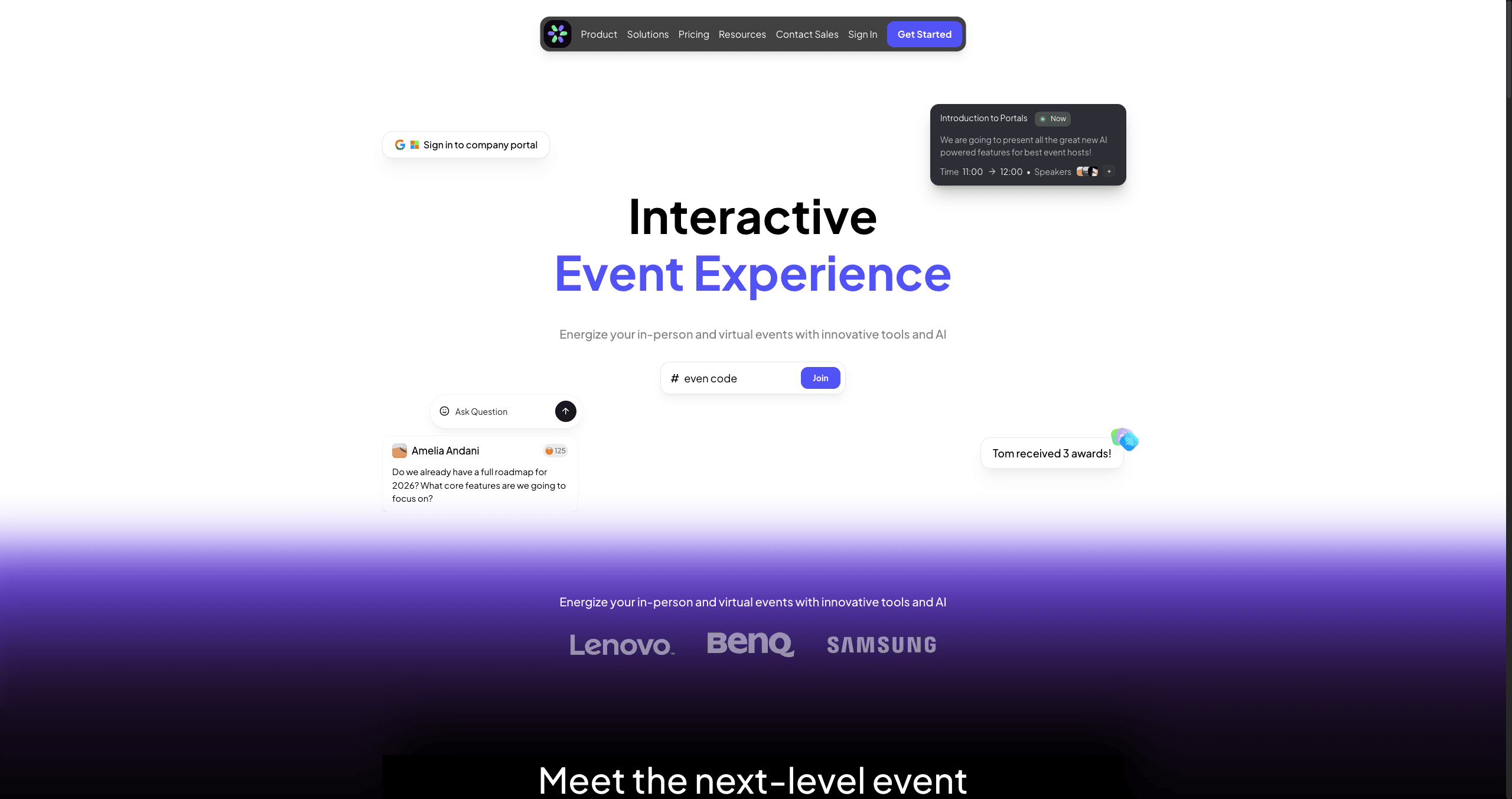 Portals - Events platform